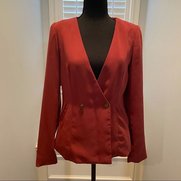Forever 21 Deep V-Neck Lightweight Blazer - Picture 1 of 7